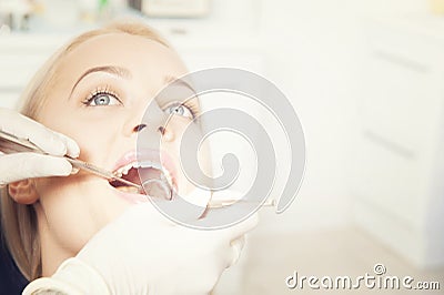 Dental cure Stock Photo