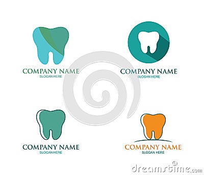 dental dentistry vector icon symbol logo design Stock Photo