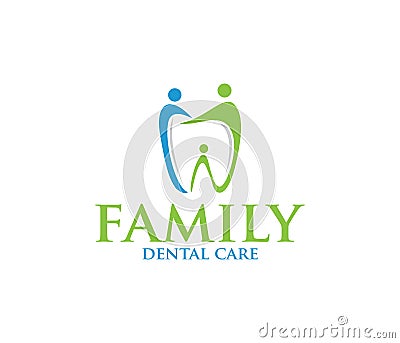 dental dentistry vector icon symbol logo design Stock Photo