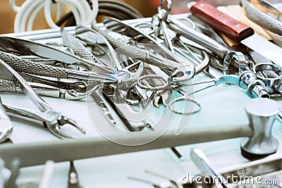 Dental equipment Stock Photo