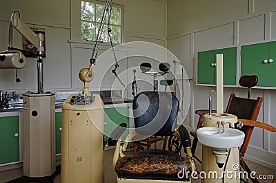 Dental equipment from the last century Editorial Stock Photo