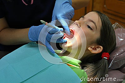 Dental Exam Stock Photo