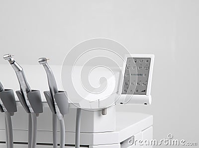 Dental Gallant Cart Autonome for 5 instruments Stock Photo