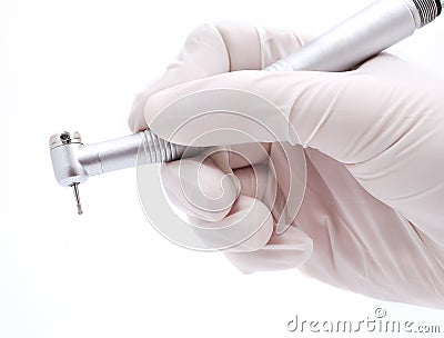 Dental handpiece Stock Photo