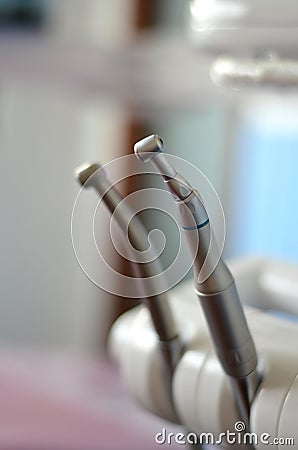 Dental handpiece Stock Photo