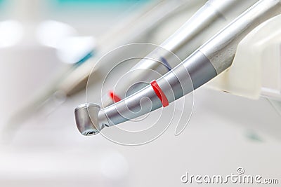 Dental high speed handpiece Stock Photo