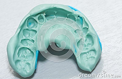 Dental impression Stock Photo