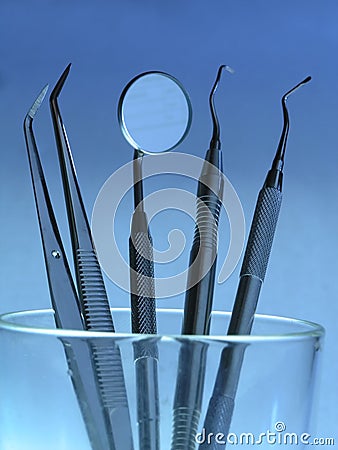 Dental Instruments Stock Photo