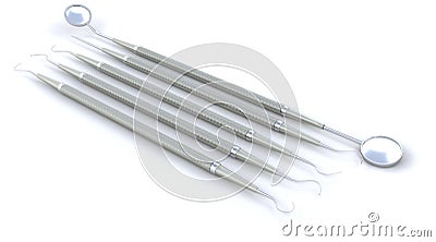 Dental instruments Stock Photo