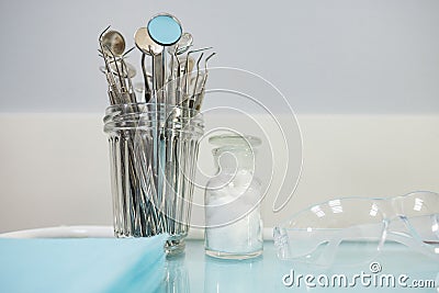 Dental Instruments and tools Stock Photo