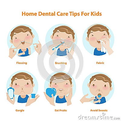 Dental kids Vector Illustration
