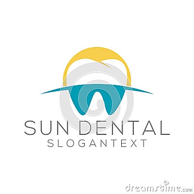 Dental logo design concept vector Vector Illustration