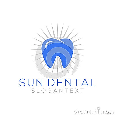 Dental logo design concept vector Vector Illustration