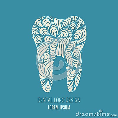 Dental logo design Vector Illustration