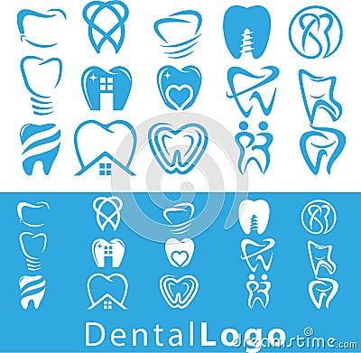 Dental logo set Vector Illustration