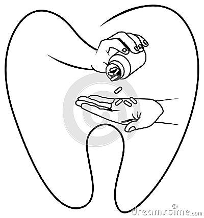 Dental medicine Vector Illustration
