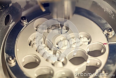 Dental milling machine Stock Photo