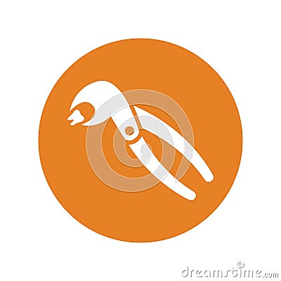 Dental pliers icon / vector graphics Vector Illustration