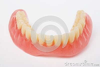 Dental prosthesis Stock Photo