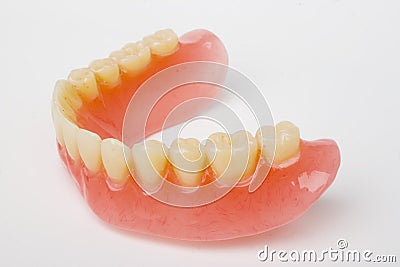 Dental prosthesis Stock Photo