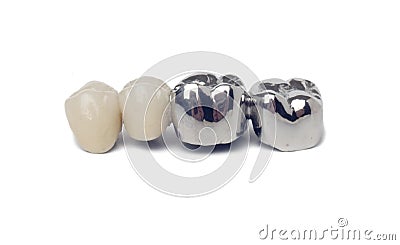 Dental prosthesis Stock Photo