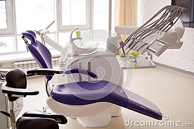 Dental Room with Modern Equipment Stock Photo