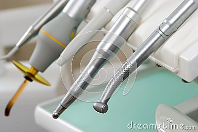 In dental study Stock Photo