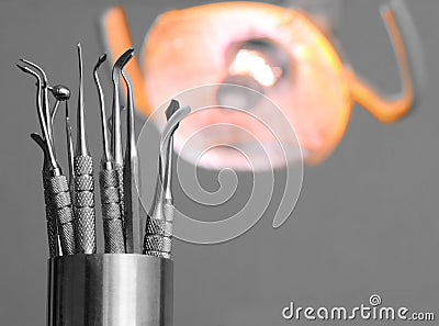Dental tools Stock Photo