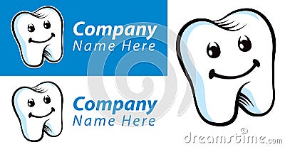 Dental Tooth Logo Vector Illustration