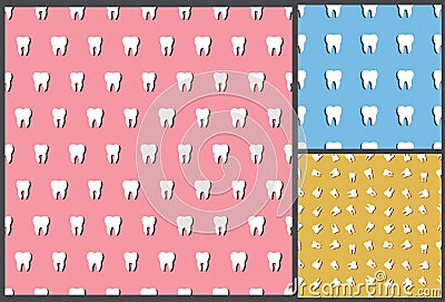 Dental tooth pattern Vector Illustration