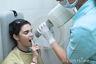 Dental X-ray Stock Photo