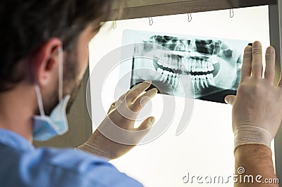 Dental x-ray Stock Photo