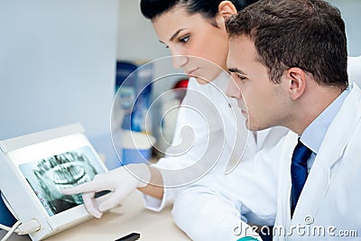 Dental x-ray Stock Photo