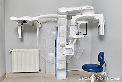 x-ray equipment in a dental clinic Stock Photo