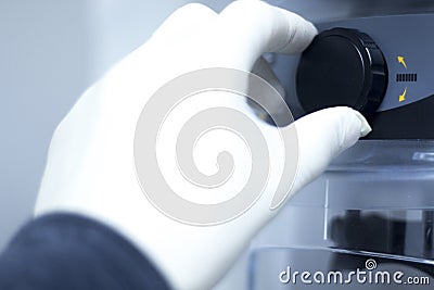 Dental xray machine scanner Stock Photo