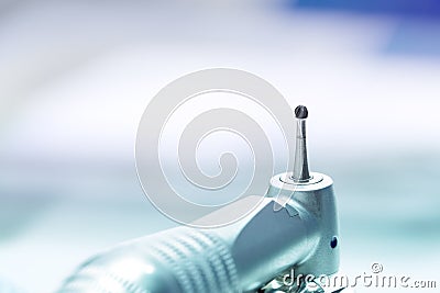 Dentist drill macro Stock Photo