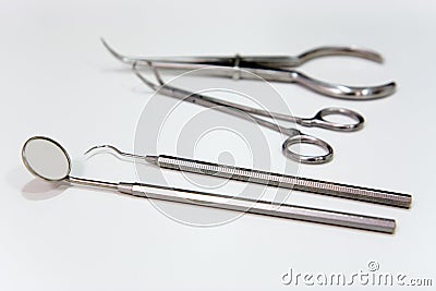 Dentist tools Stock Photo