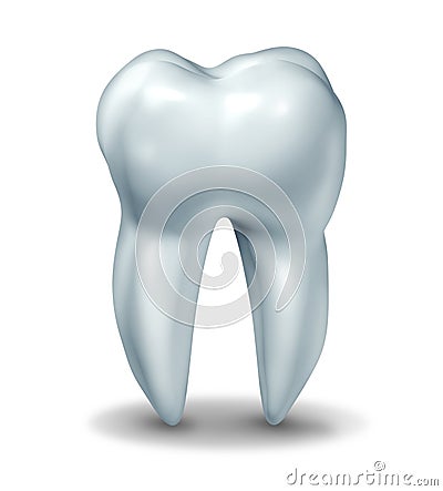 Dentist tooth symbol Stock Photo