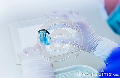 Dentistry and healthcare concept at dental clinic. Stock Photo