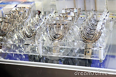 Dentists tools. Surgical steel dentists tools. Stock Photo