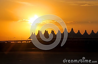 Denver airport Editorial Stock Photo