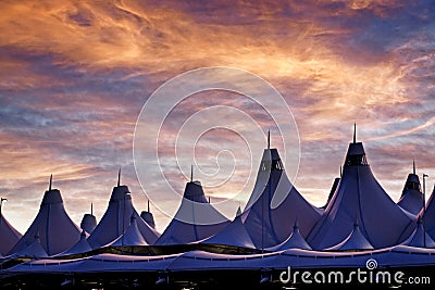 Denver International Airport Editorial Stock Photo