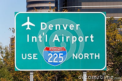 Denver International Airport Stock Photo