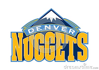 Denver Nuggets Logo Editorial Stock Photo