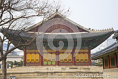 The Deoksugung Palace in Seoul, South Korea Stock Photo