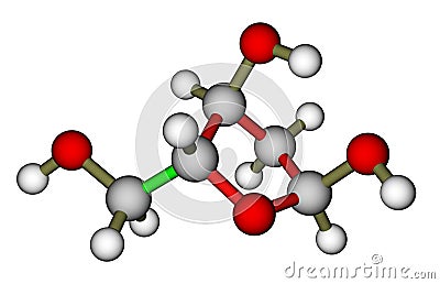 Deoxyribose, a precursor to DNA Stock Photo