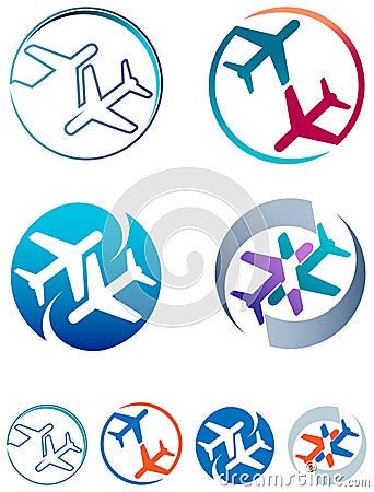 Departure and arrivals Vector Illustration