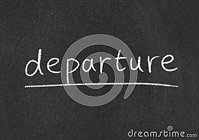 Departure Stock Photo