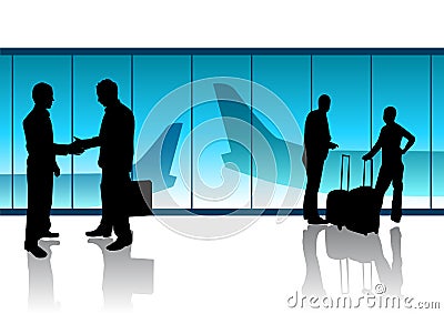 Departure Lounge Stock Photo