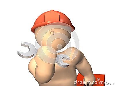 A dependable engineers Stock Photo